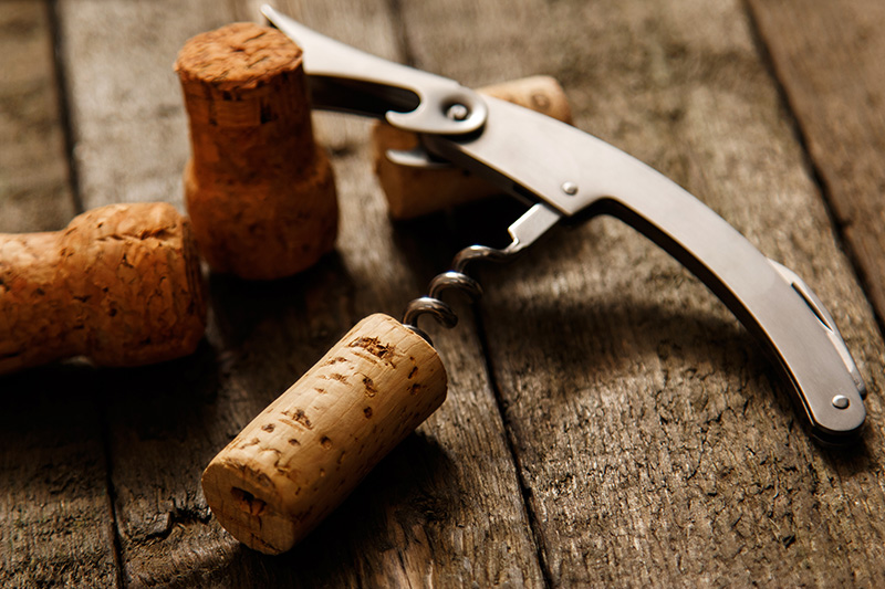 cork and opener